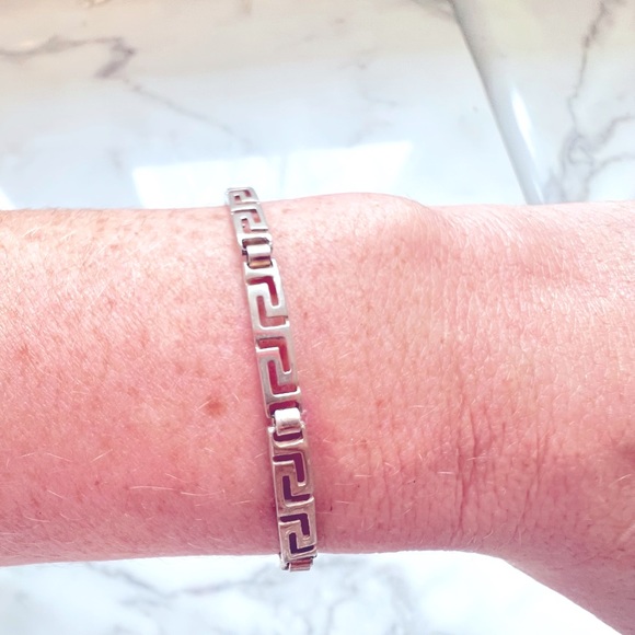 Vintage SET Sterling Silver Bracelet and Earring - Picture 1 of 5